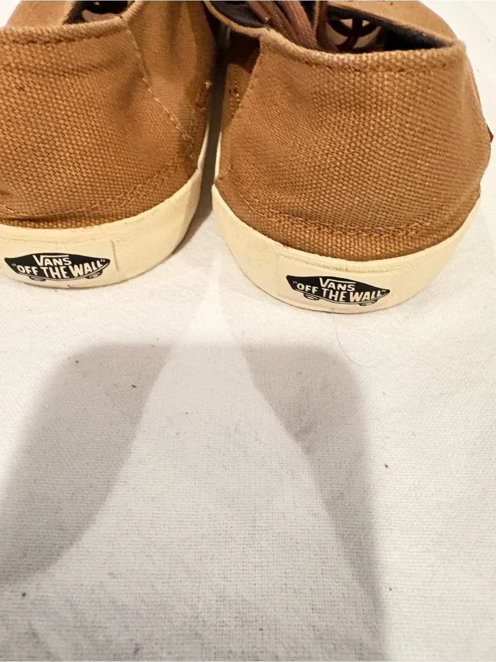 Vans Canvas Low-Top Sneakers in Mustard Yellow